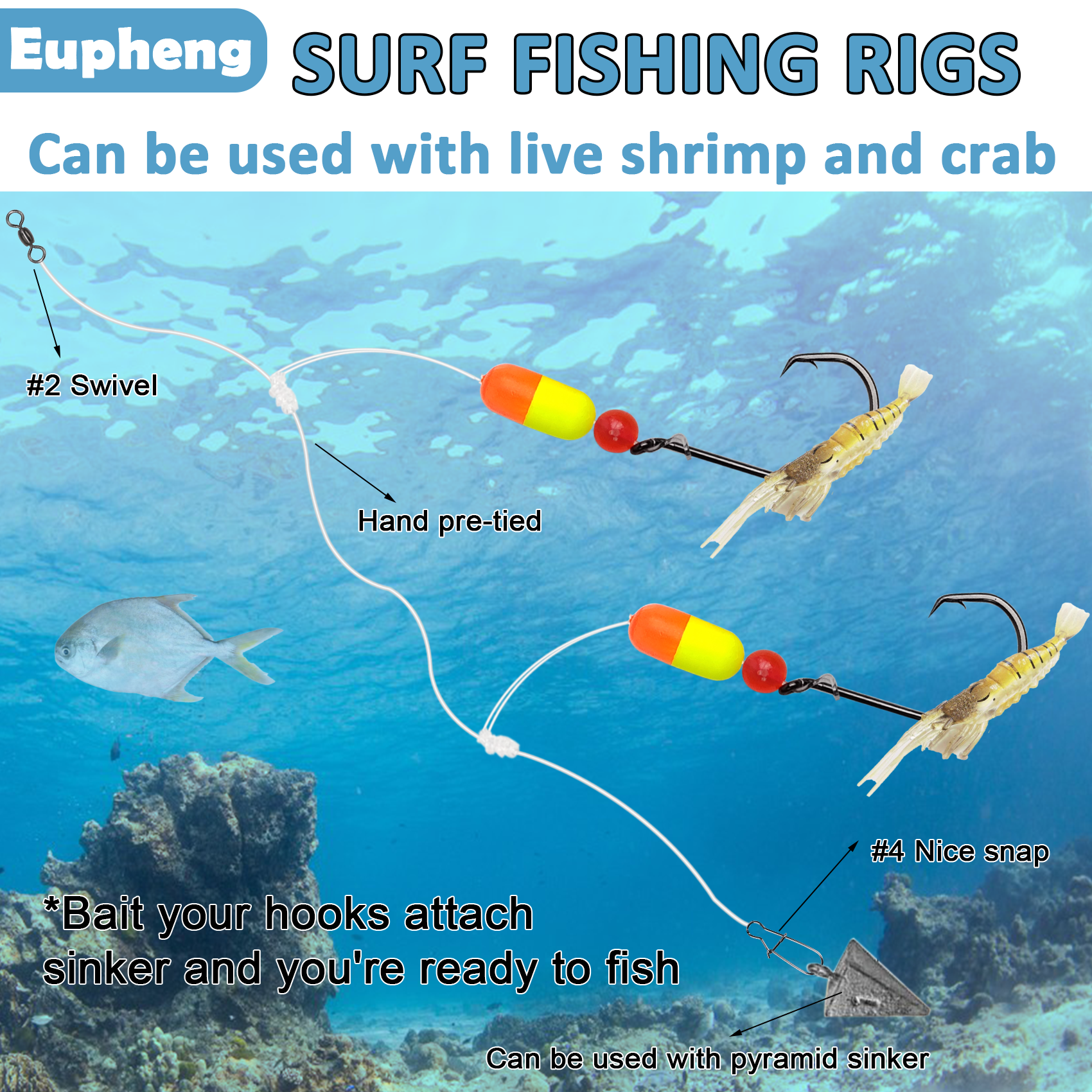 Rig Pancing Aventik Pompano un - Fishing Hook Circle ulasan dan harga