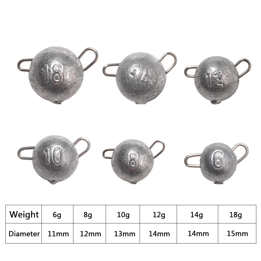 FTK 5 Buah Kepala Jig Pancing  - Fishing Hook Jig ulasan dan harga