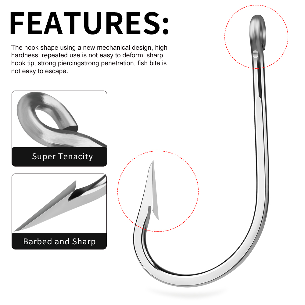 PROBEROS 5 Buah Kait Baja Taha - Fishing Hook Circle ulasan dan harga