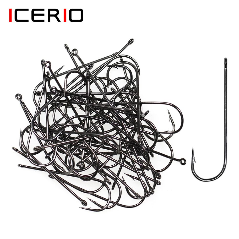 ICERIO kait umpan umpan panjan - Fishing Hook Barbless ulasan dan harga