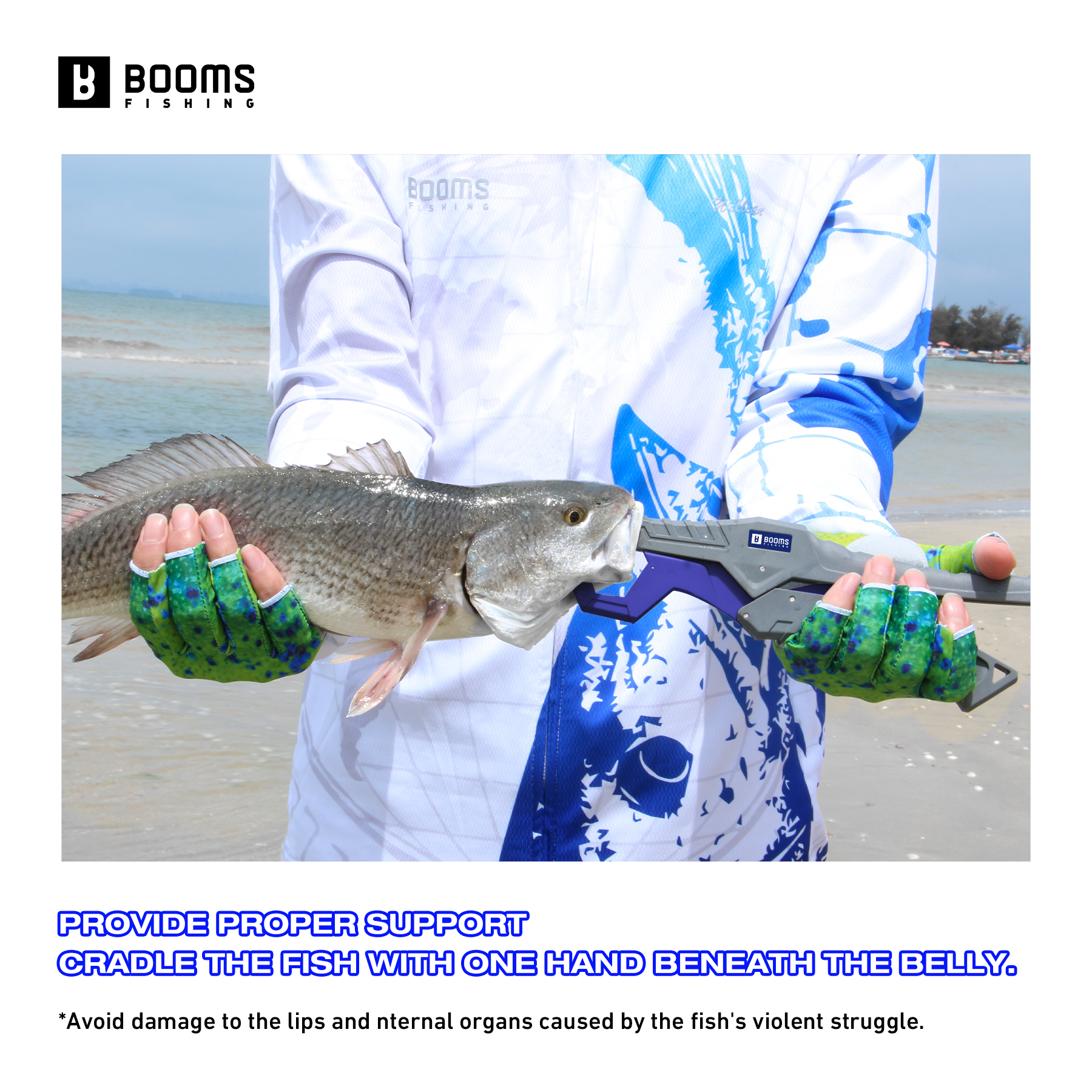 Booming Tang Pancing 23Cm dan  - Fishing Hook Remover ulasan dan harga