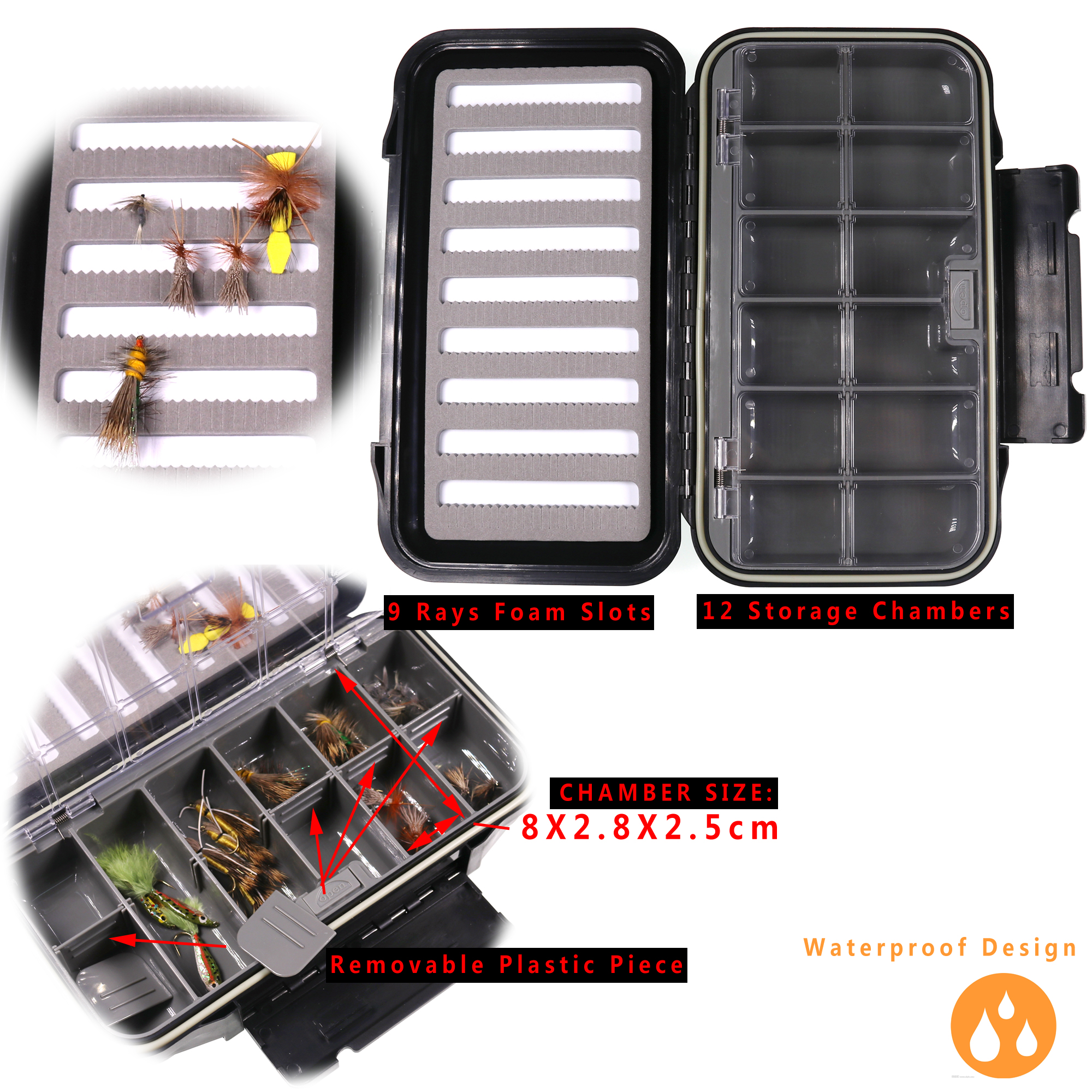 Bimoo Ukuran M Tahan Air Meman - Fishing Hook Size ulasan dan harga
