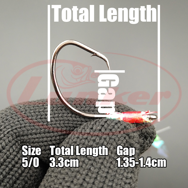 Rig Sabiki Lunker 10 pak 169cm - Fishing Hook Circle ulasan dan harga