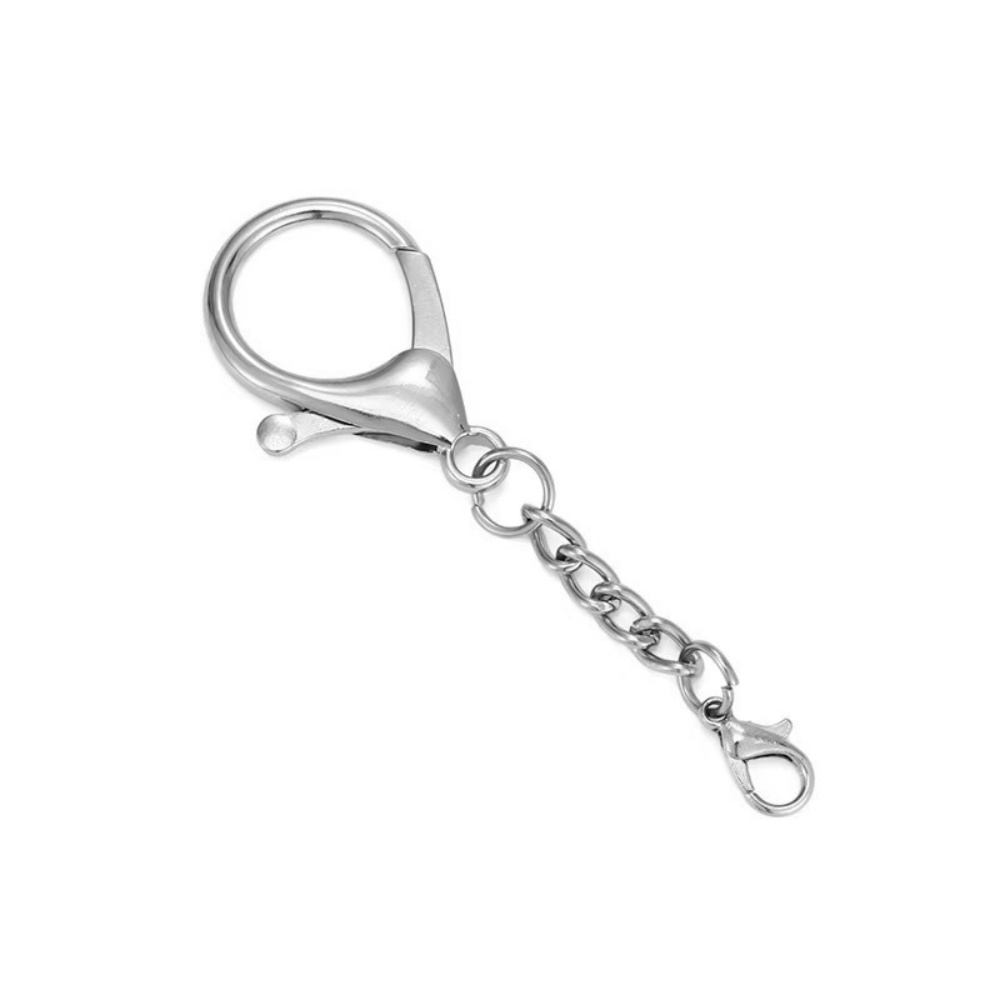 10 Buah Gantungan Kunci Paduan - Fishing Hook Size ulasan dan harga